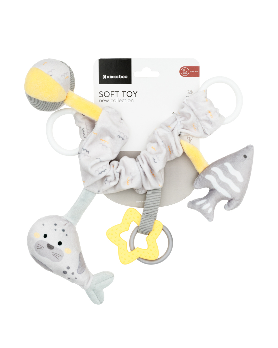 KikkaBoo Плюшена Играчка за Количка Seally Me 31201010478