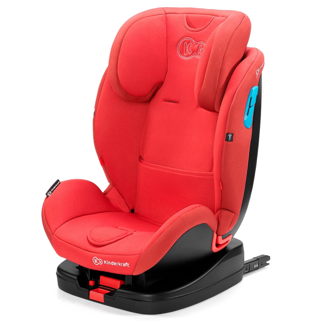  Столче за кола KinderKraft Vado, IsoFix, 0 - 25 kg, Червено 