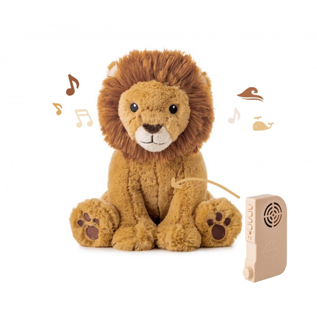 Cloud B Музикална Играчка с Успокояващи Звуци и Сензор за Плач Louis Lion Smart Sensor