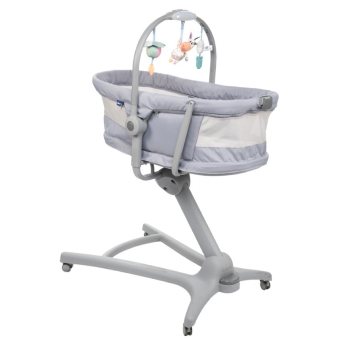 CHICCO  Baby Hug Air 4 в 1 креватче шезлонг стол за хранене Сиво