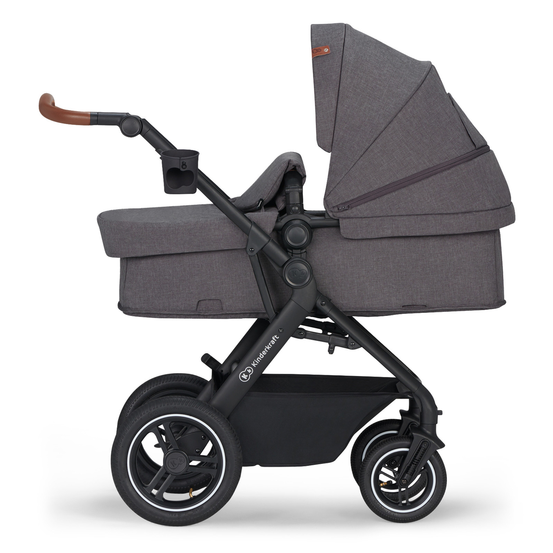  Количка KinderKraft B-TOUR, 3в1, Сива 