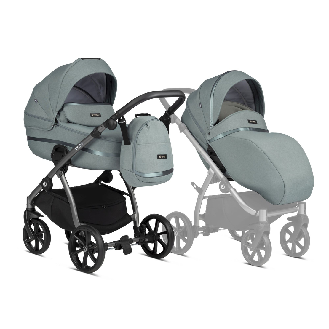 Tutis Uno 3+ Menta 143 Комбинирана Детска Количка  2 в 1