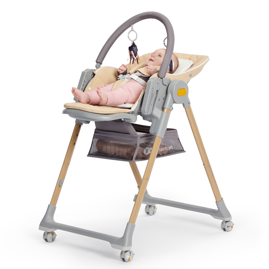  Столче за хранене KinderKraft LASTREE, дървесно 