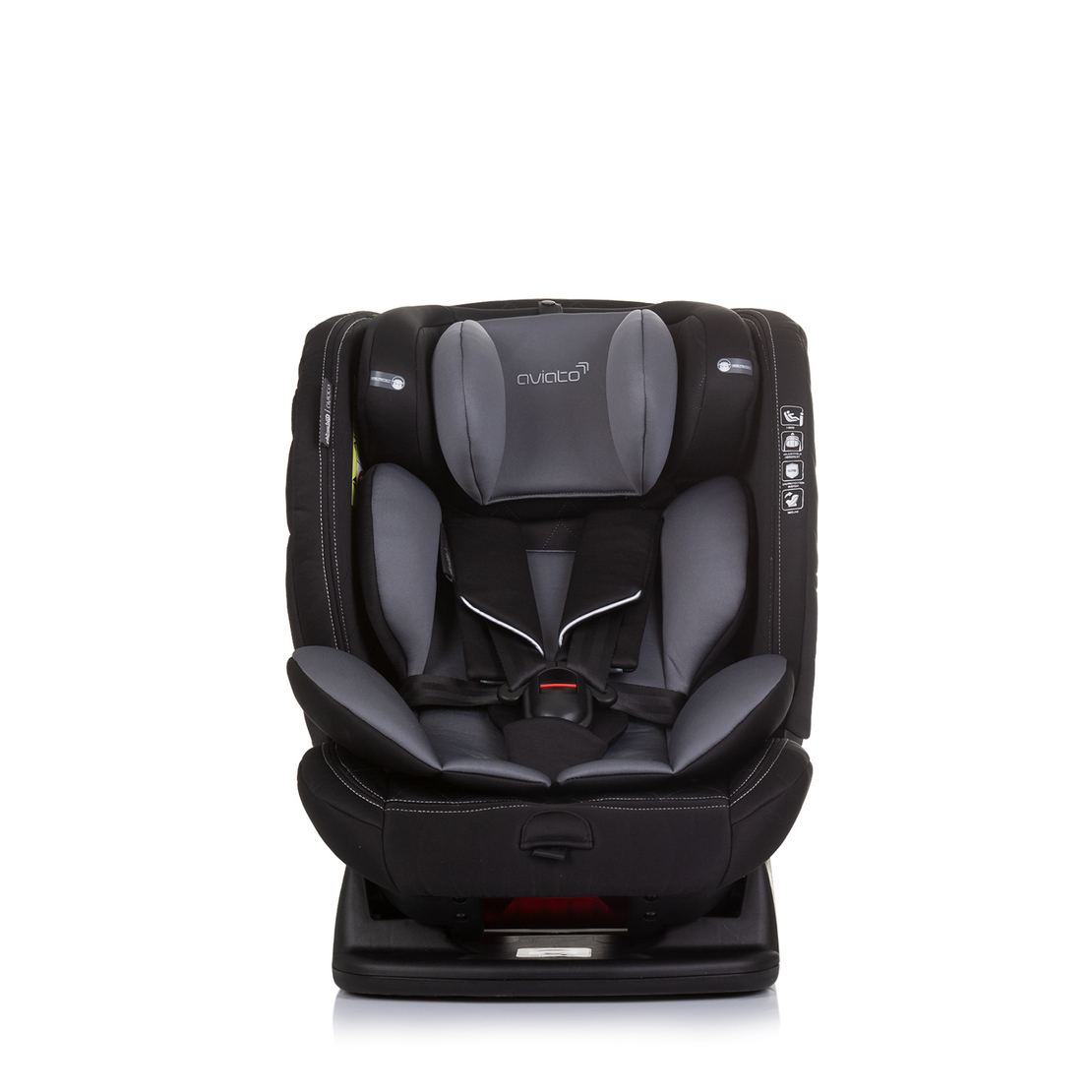 Chipolino Столче за кола 40-150 cm I-SIZE АВИАТО Гранит