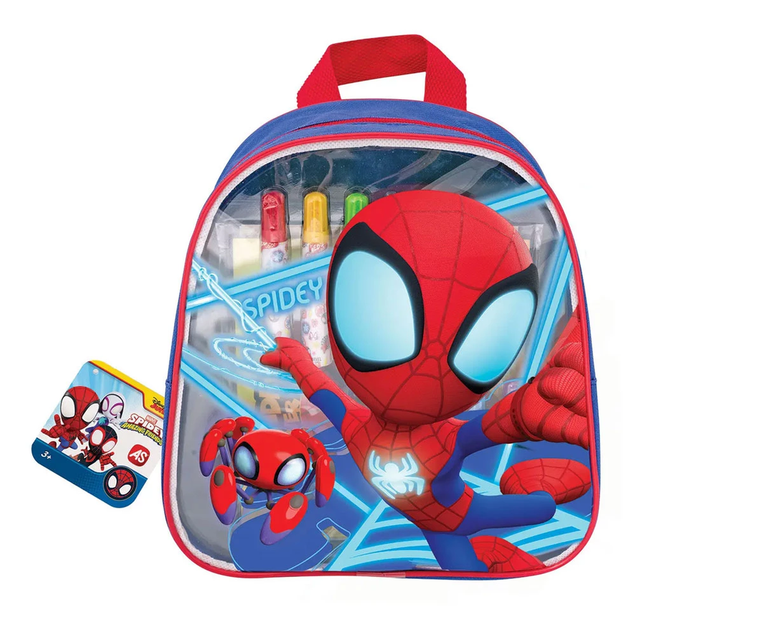 Spiderman Комплект за Рисуване в Раница Спайди и Приятели