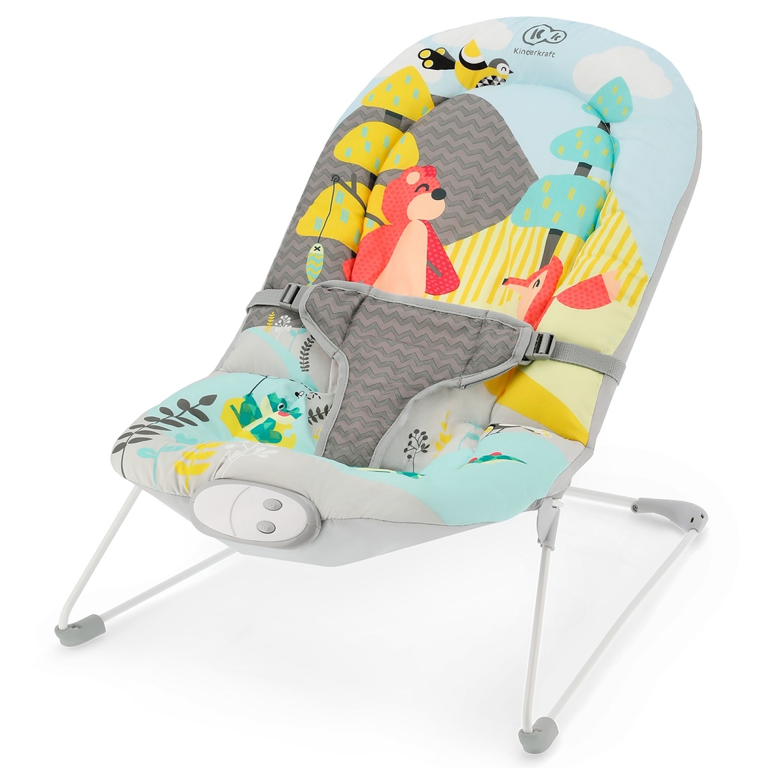 Шезлонг с вибрация KinderKraft MilyFUN, 8 мелодии