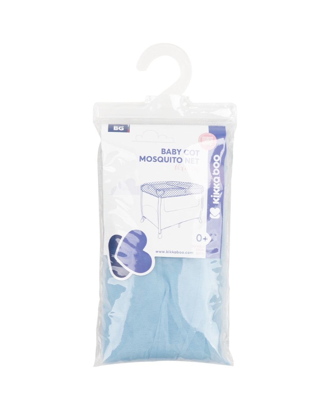 Комарник за кошара 60х120см син