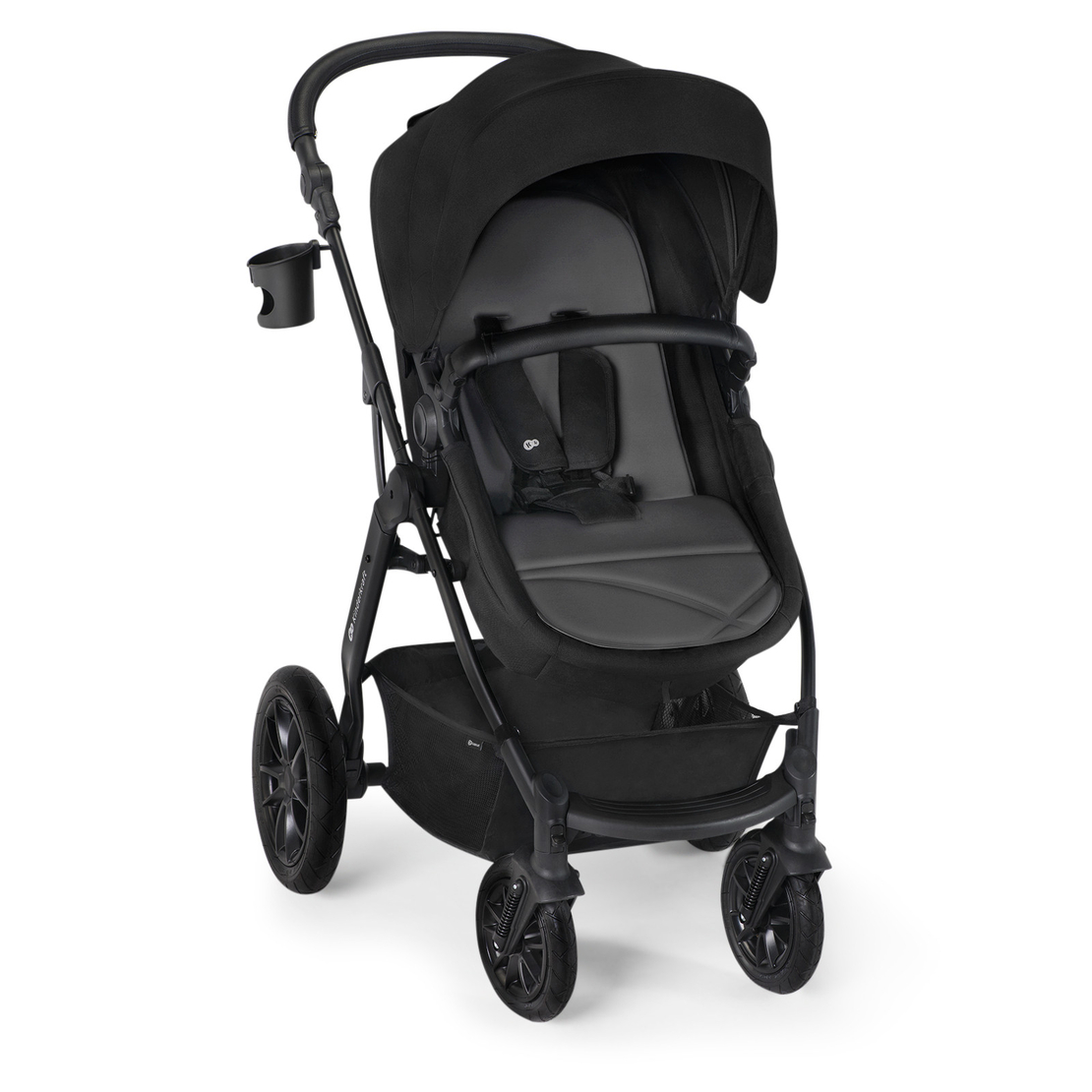 Количка KinderKraft Xmoov 2023, 3в1, Черна