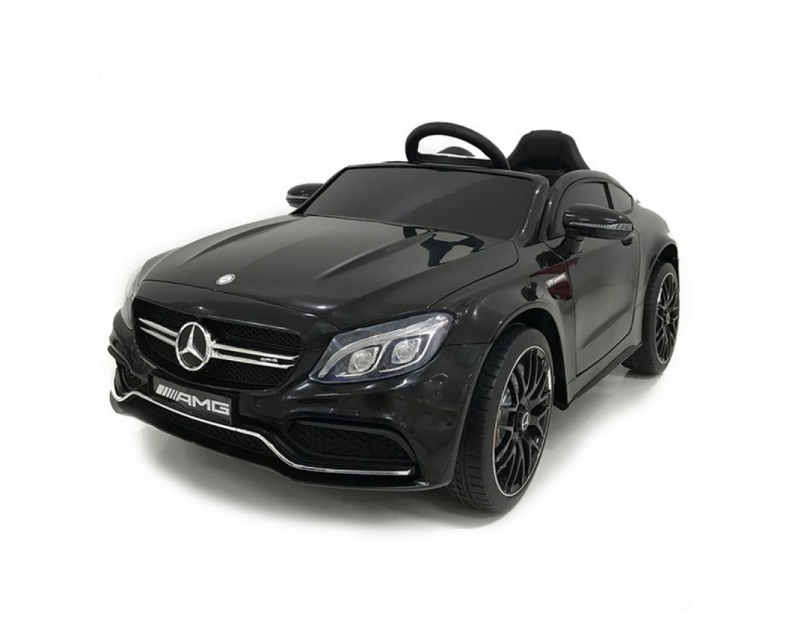 KikkaBoo Акумулаторна кола Licensed Mercedes Benz AMG C63 S Black SP