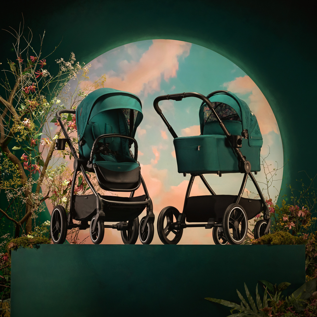Бебешка количка Kinderkraft NEA 2в1 Nature Vibes