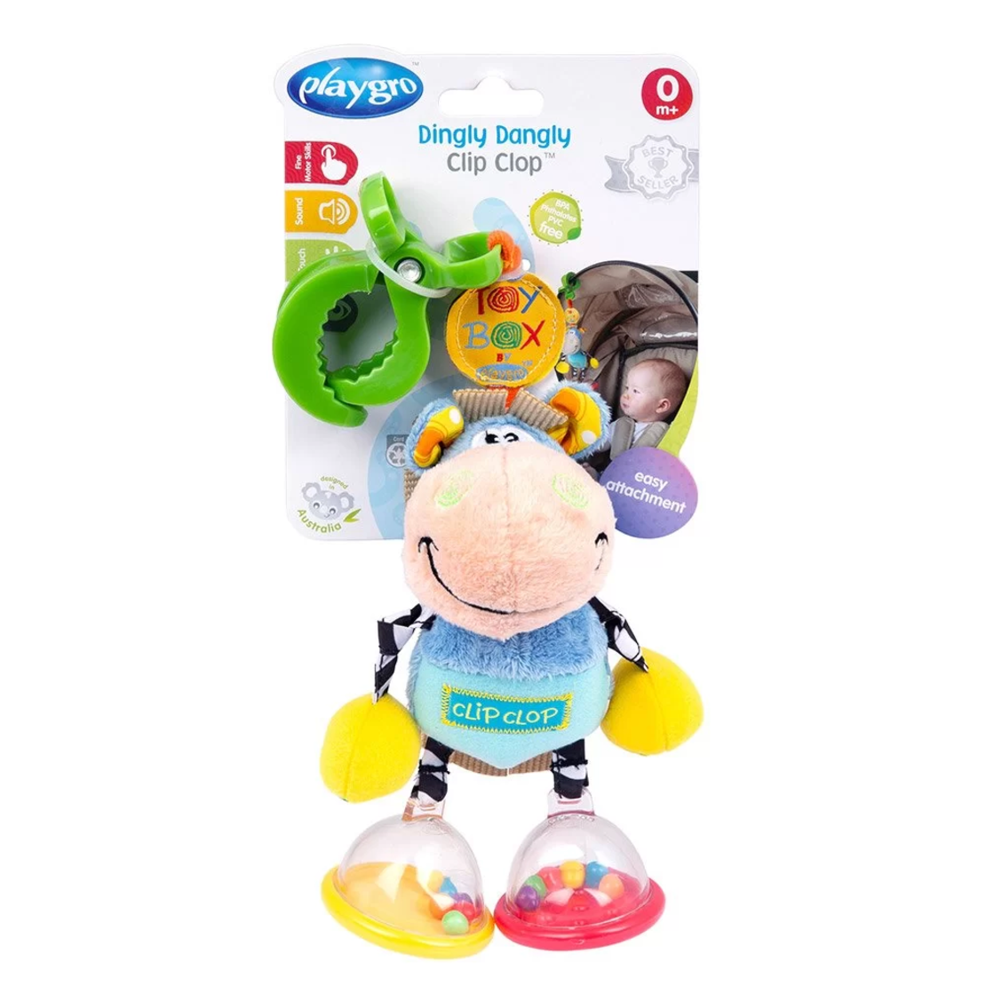 PLAYGRO ВИСЯЩА ИГРАЧКА КОНЧЕ ХОП ТРОП 0М+