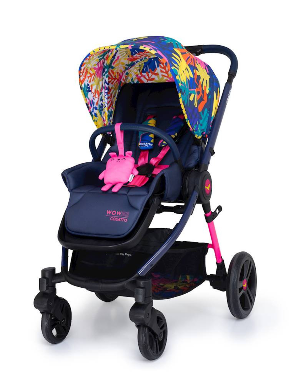 Бебешка количка 2в1 Cosatto CT4524B WOWEE Club Tropicana + чанта