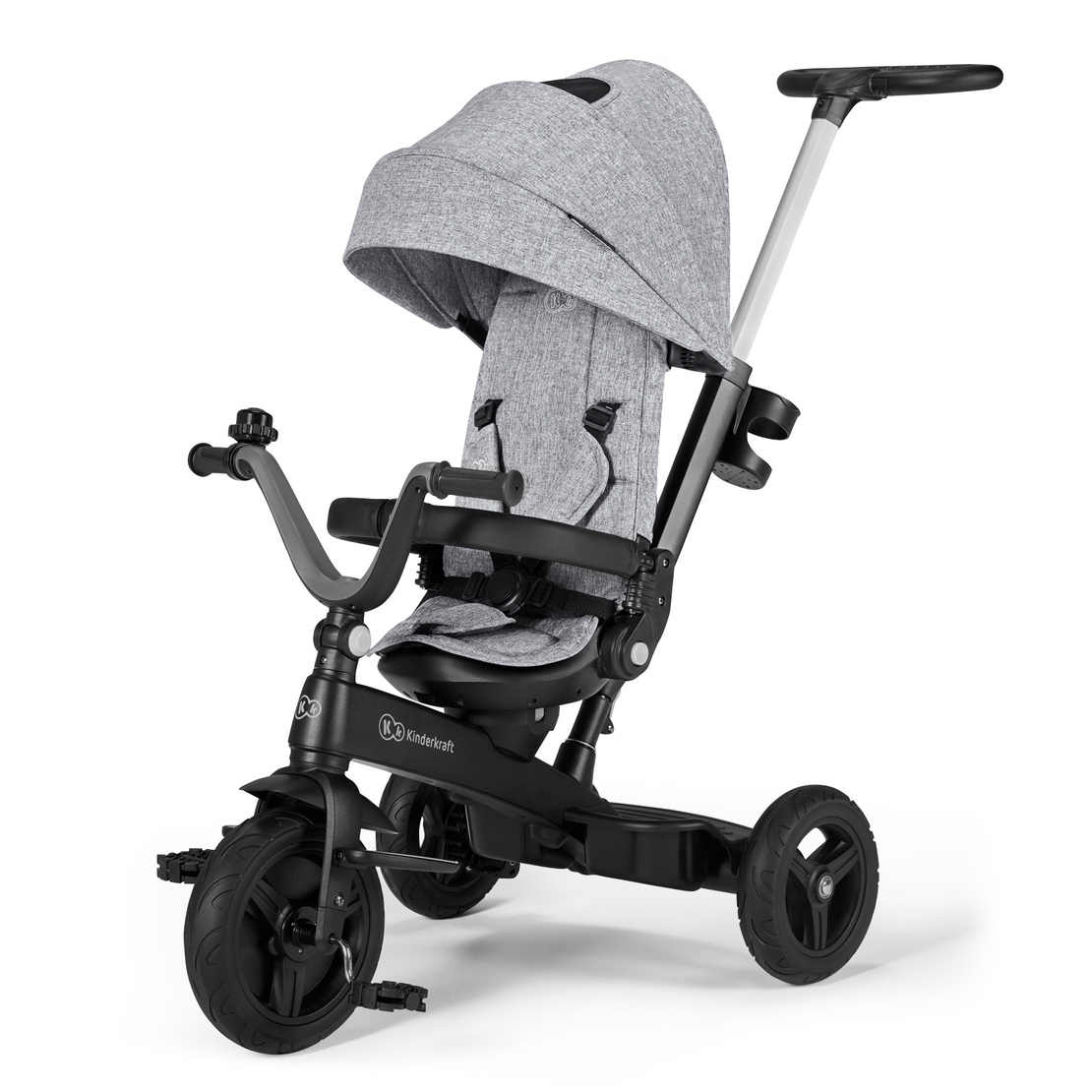  Триколка KinderKraft TWIPPER, Сива 
