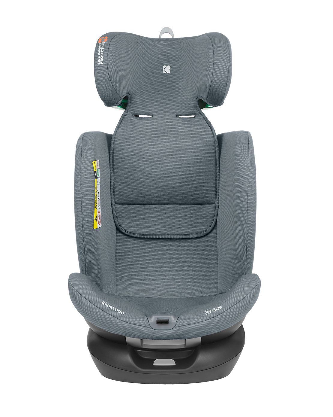 KikkaBoo Столче за Кола 40-150 см i-Roll i-SIZE Dark Grey