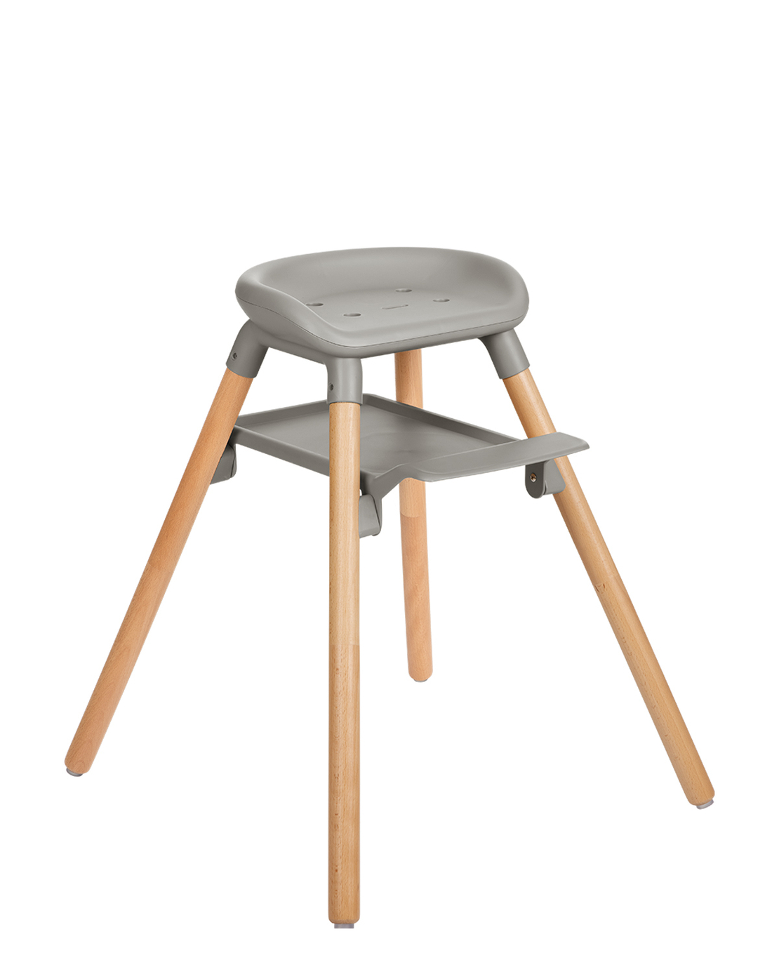 KikkaBoo Стол за Хранене 6в1 Woody Grey 2024