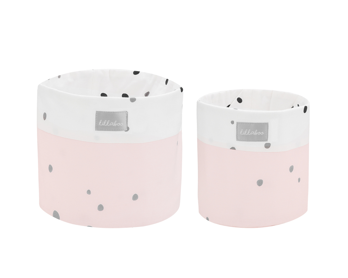 Комплект кош за аксесоари 2 бр - 22см и 18см Bear with me Pink