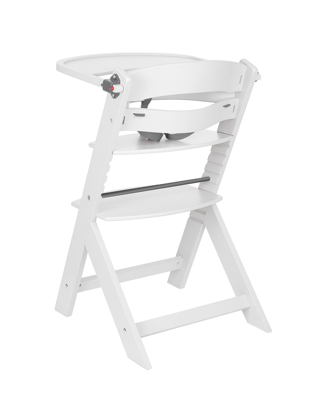 KikkaBoo Дървен Стол за Храненe Nordy White