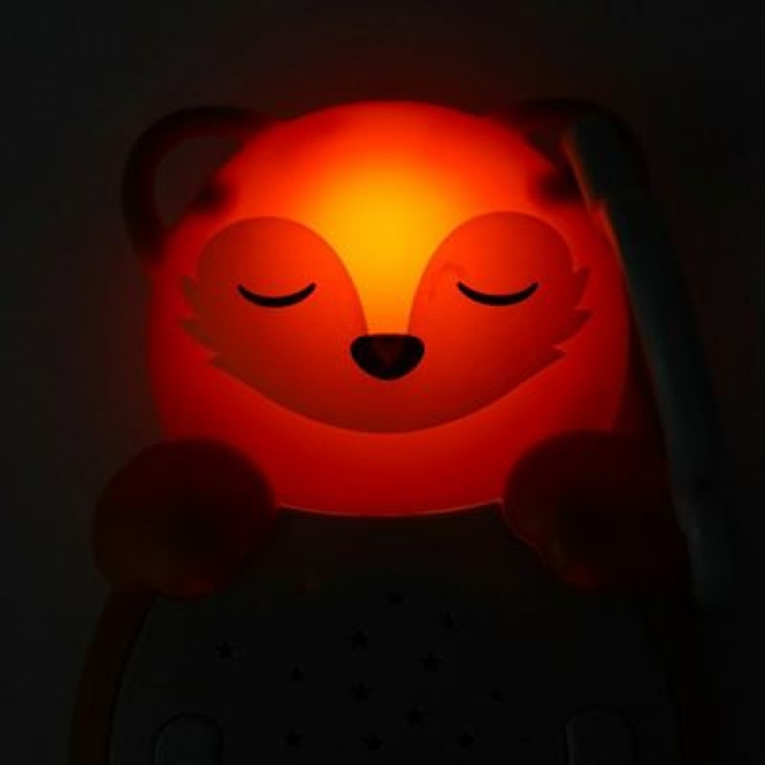 Cloud B Музикален Проектор Играчка с Успокояващи Звуци за Път Sweet Dreamz On the Go Fox