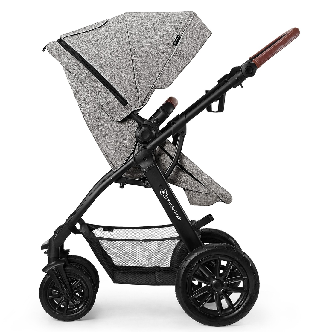  Количка KinderKraft Xmoov, 3в1, Сива 