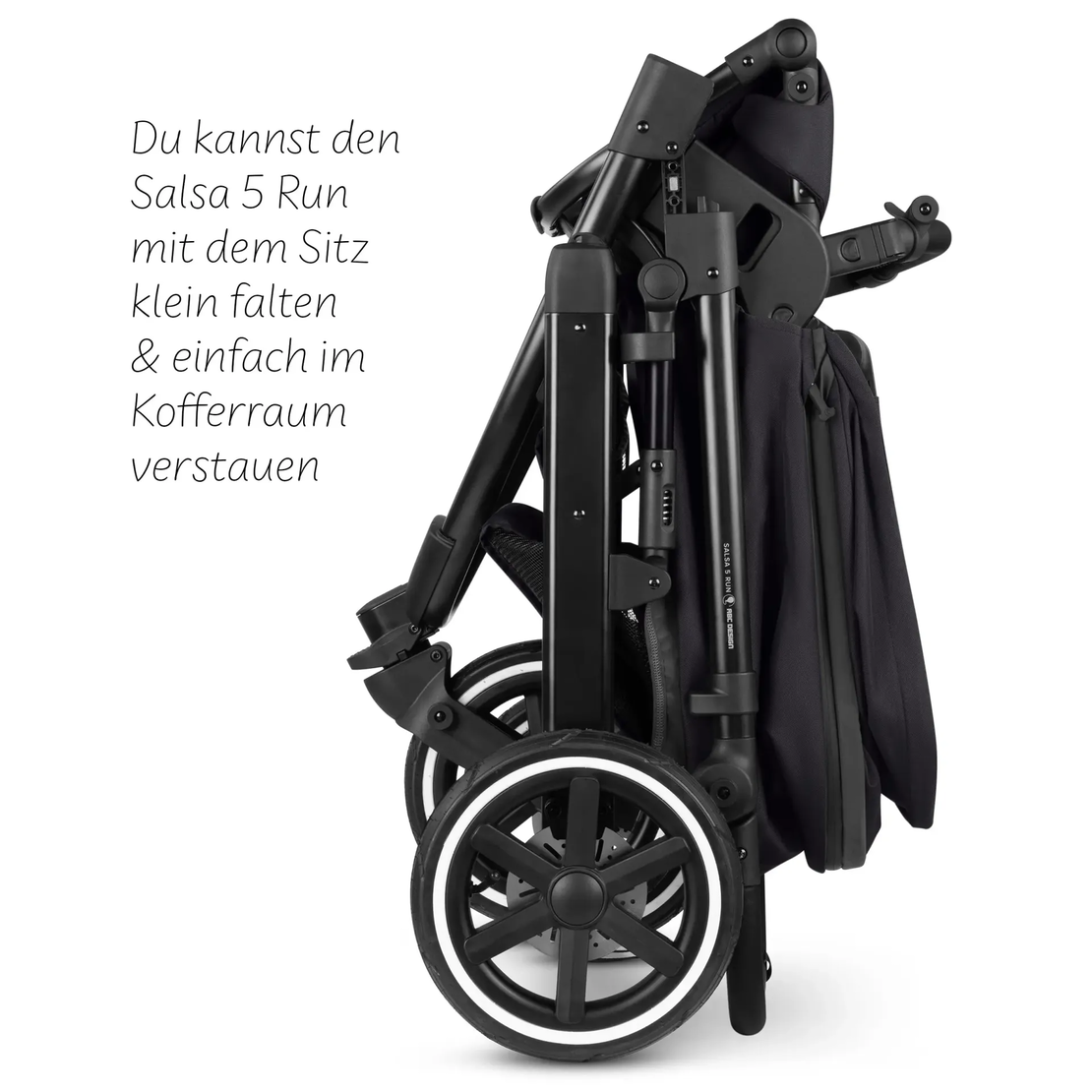 ABC Design Running Stroller Salsa 5 Run Coal Комбинирана Спортна Детска Количка