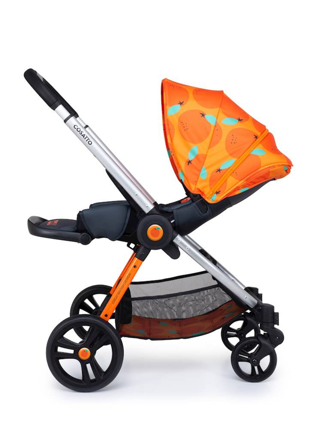 Бебешка количка 2в1 Cosatto CT4520B WOWEE So Orangey + чанта