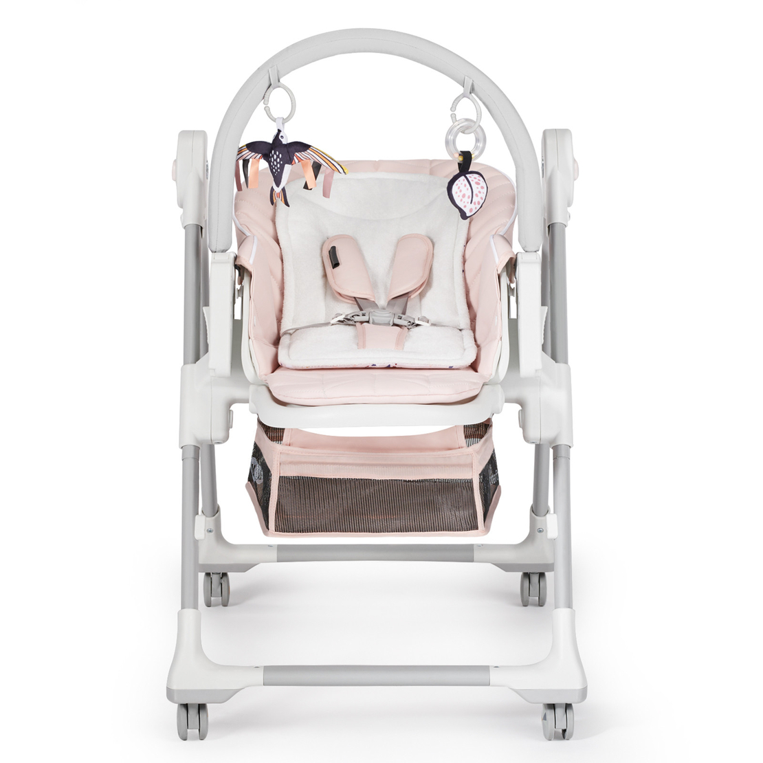  Столче за хранене KinderKraft LASTREE, розово 