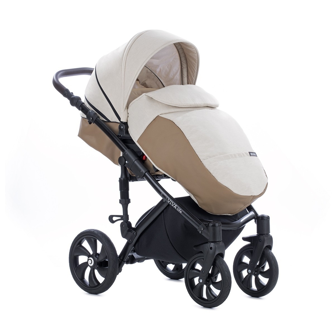 Tutis Viva 4 Smoke Grey  077 Комбинирана Детска Количка 2 в 1