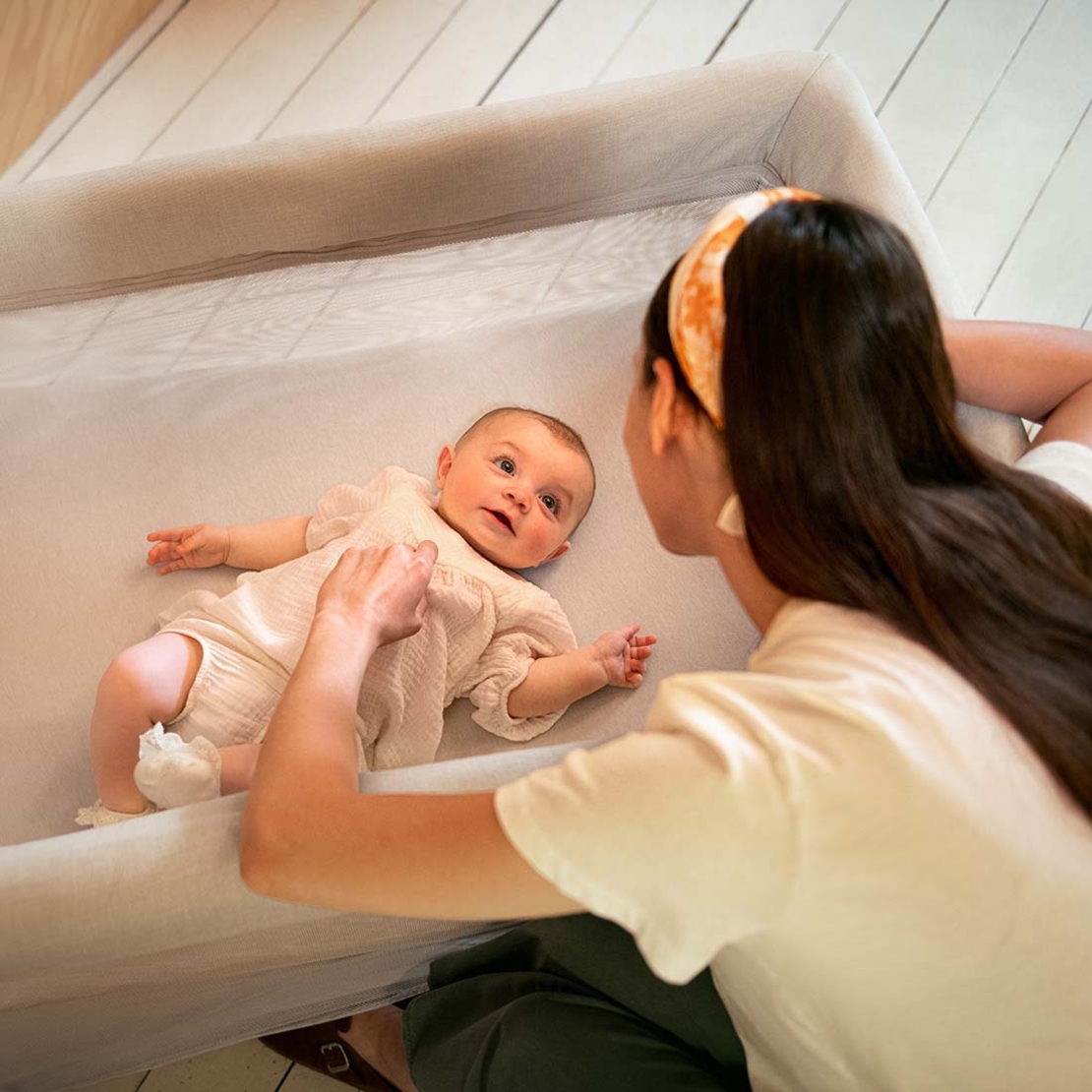 Nuna PAAL Playard Caviar Сгъваема Детска Кошара за Пътуване