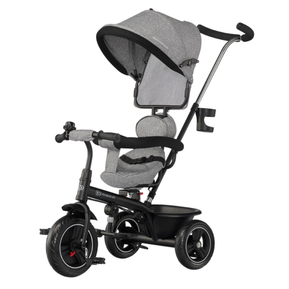  Триколка KinderKraft FREEWAY, Сив меланж 