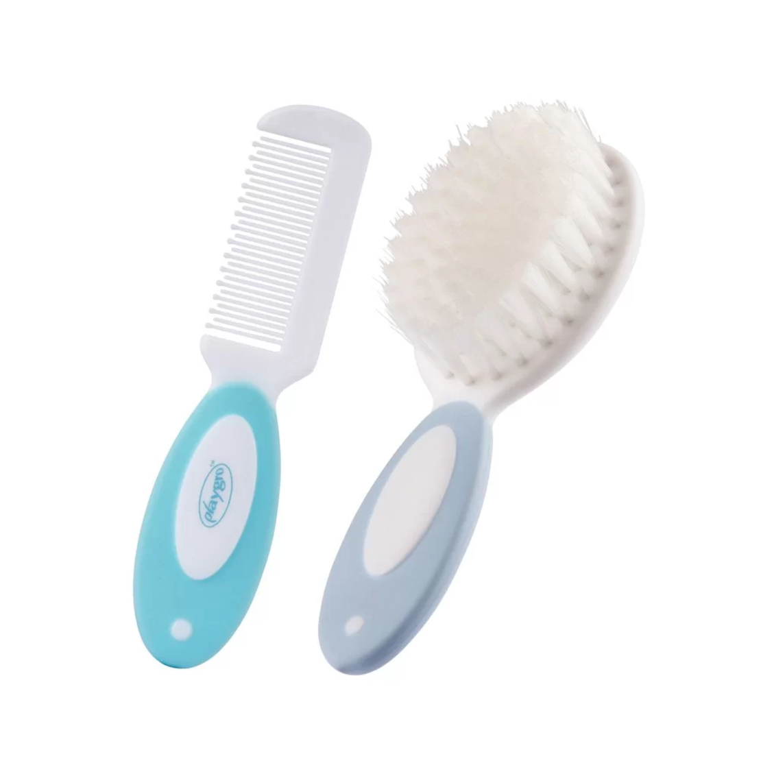 PLAYGRO КОМПЛЕКТ ГРЕБЕН И ЧЕТКА ЗА КОСА GENTLE TOUCH, 0М+