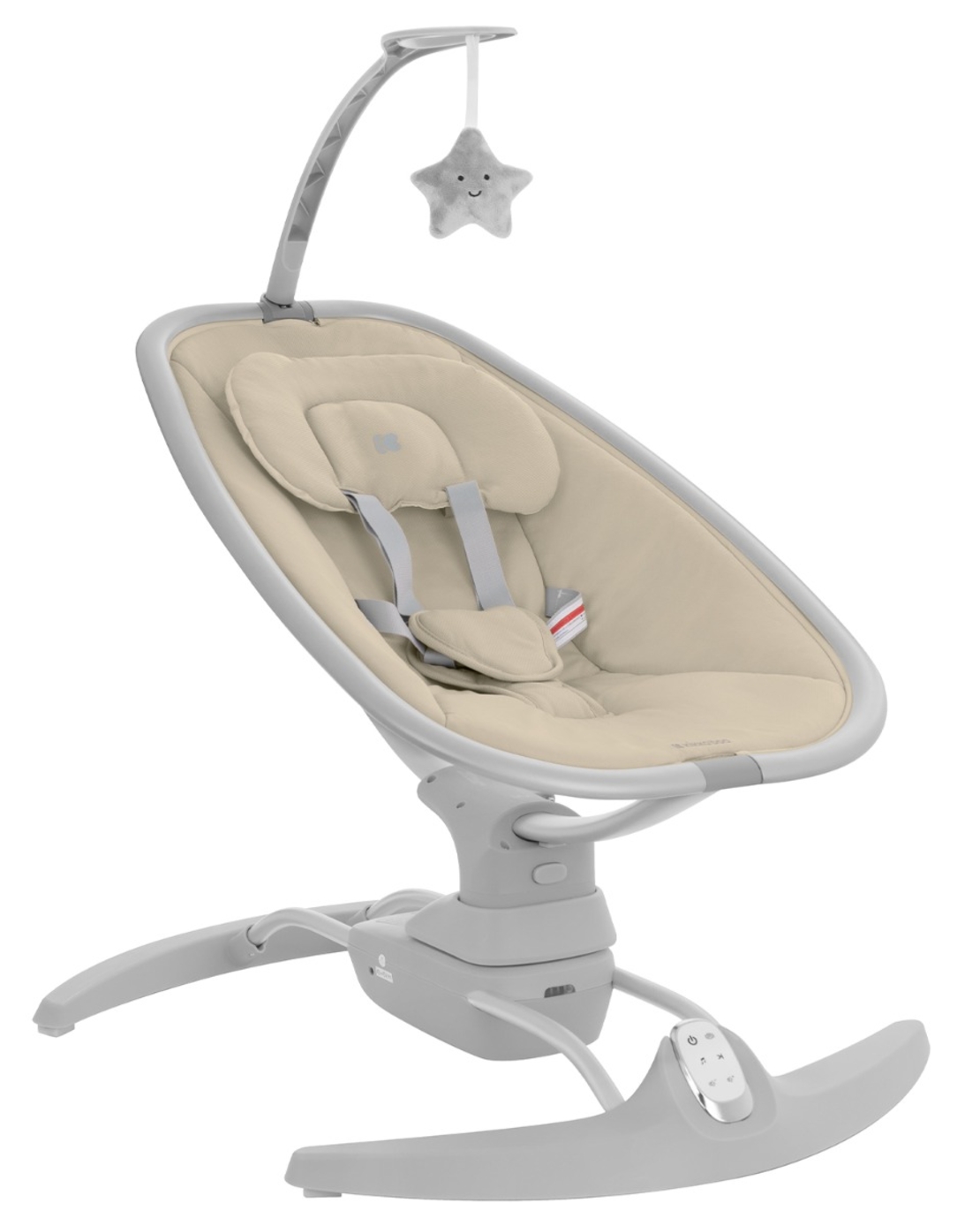 KikkaBoo Електрическа люлка Spinny Beige