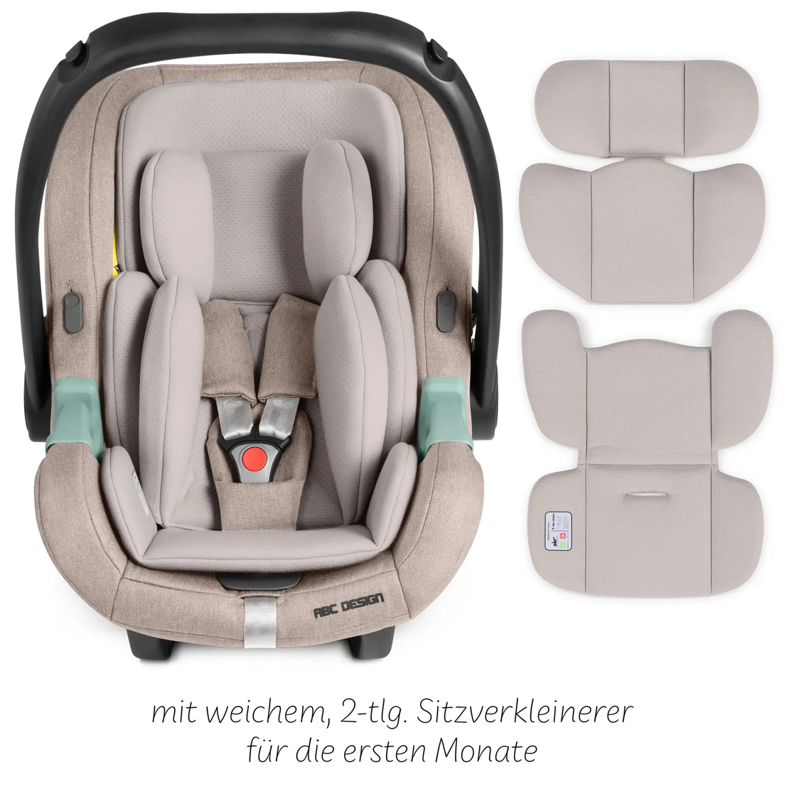 ABC Design Infant Car Seat Tulip i-Size for Newborn Babys Кош за Новородено Camel