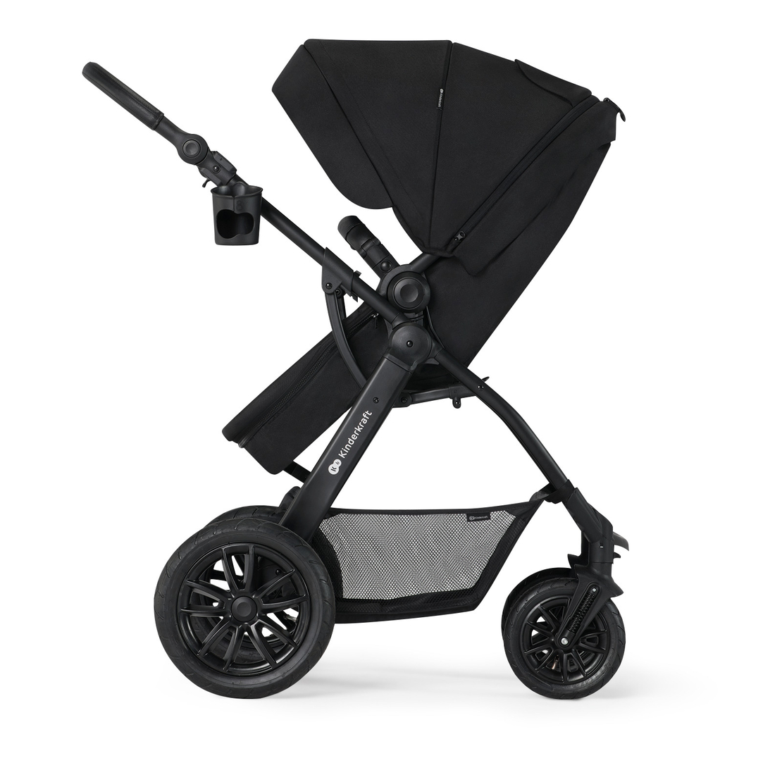 Количка KinderKraft Xmoov 2023, 3в1, Черна