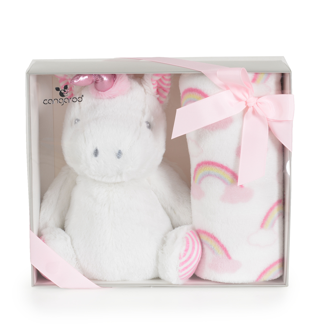 Cangaroo Одеало 90/75 с Играчка Elephant Blue 109599