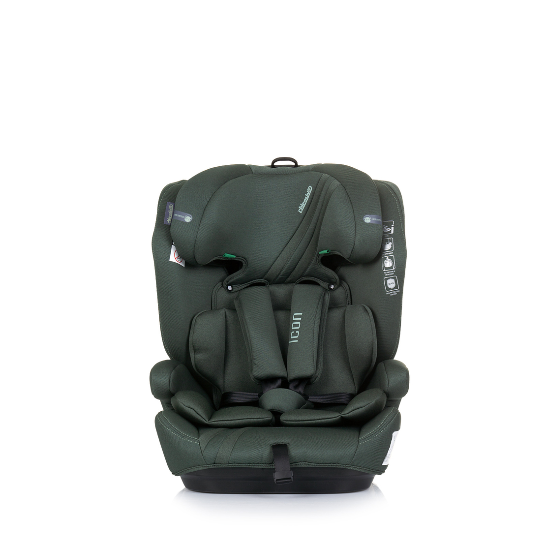 Chipolino Столче за кола I-size 76-150 cm ICON Зелено