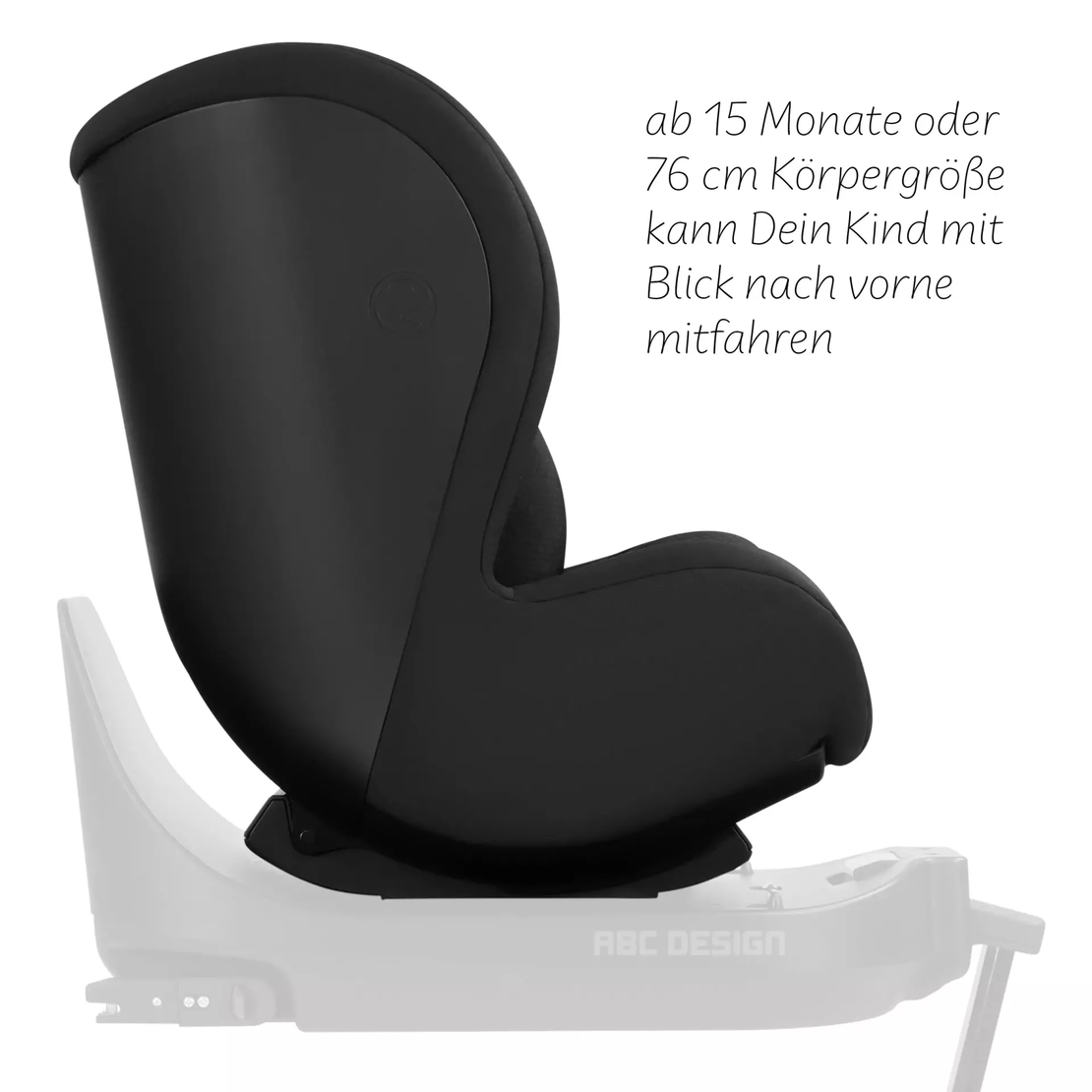 ABC Design Reboard Car Seat Lily i-Size 0 - 4 years Кош за Новородено Black