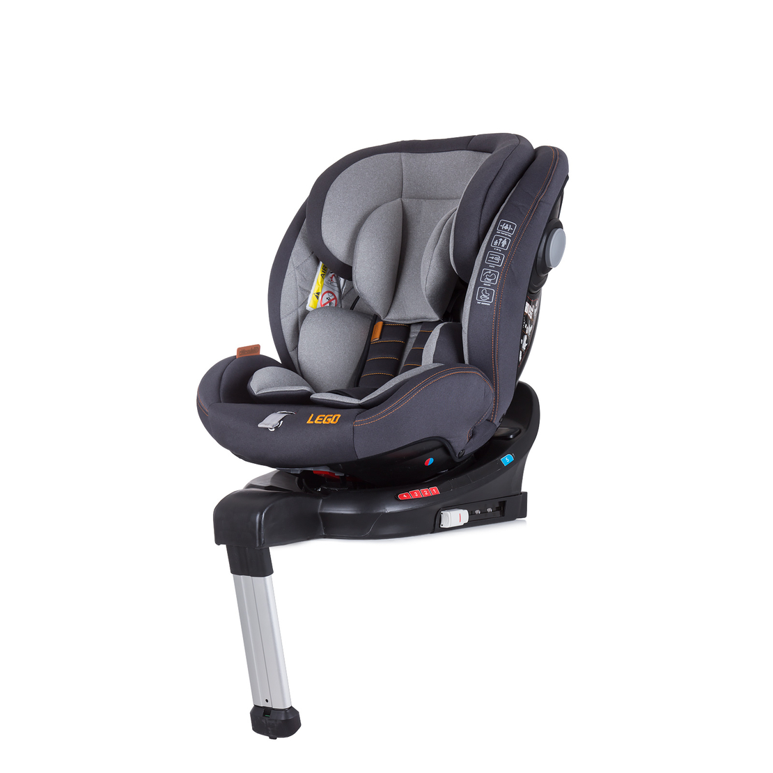 Chipolino  Столче за кола 0-36 кг. ISOFIX 360 LEGO Платина