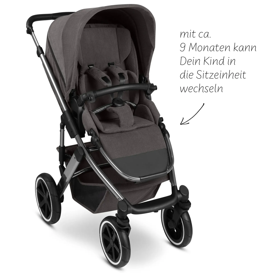 ABC Design Salsa 5 Air Almond Комбинирана Детска Количка 2 в 1