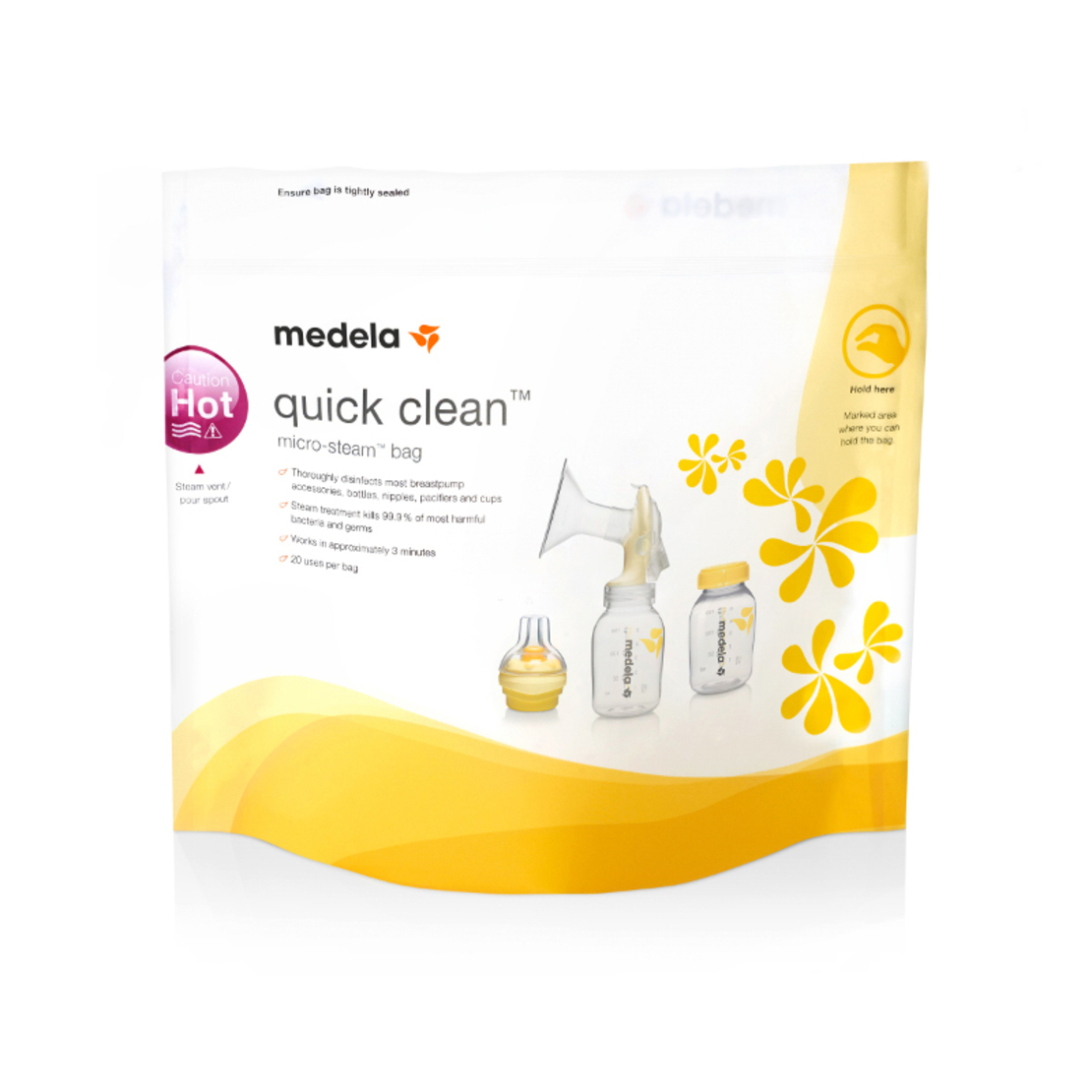 Пликчета за стерилизиране в микровълнова Quick Clean 5 бр