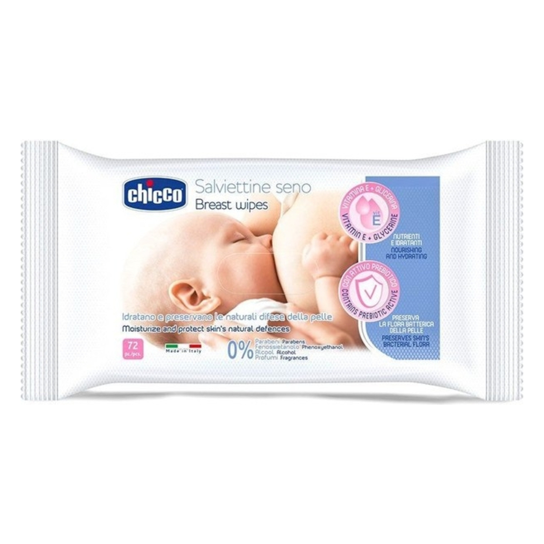 CHICCO Кърпички за кърмачки 72 броя