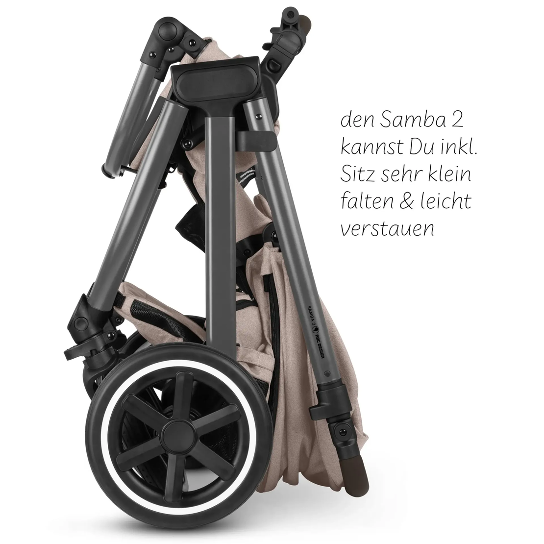ABC Design Samba 2 Camel Комбинирана Детска Количка 2 в 1