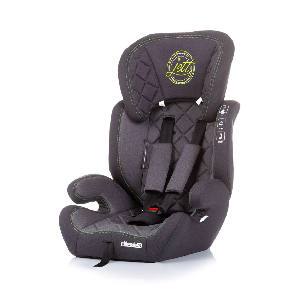 Chipolino  Столче за кола Джет от 9-36 кг Графит