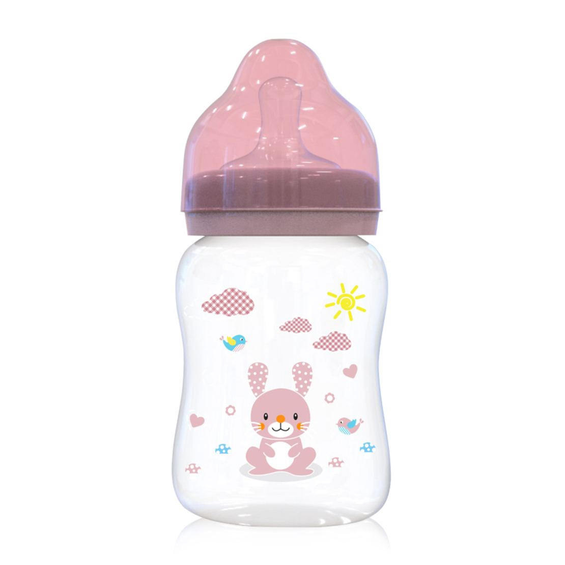 ШИШЕ С ШИРОКО ГЪРЛО 250 МЛ BLUSH PINK