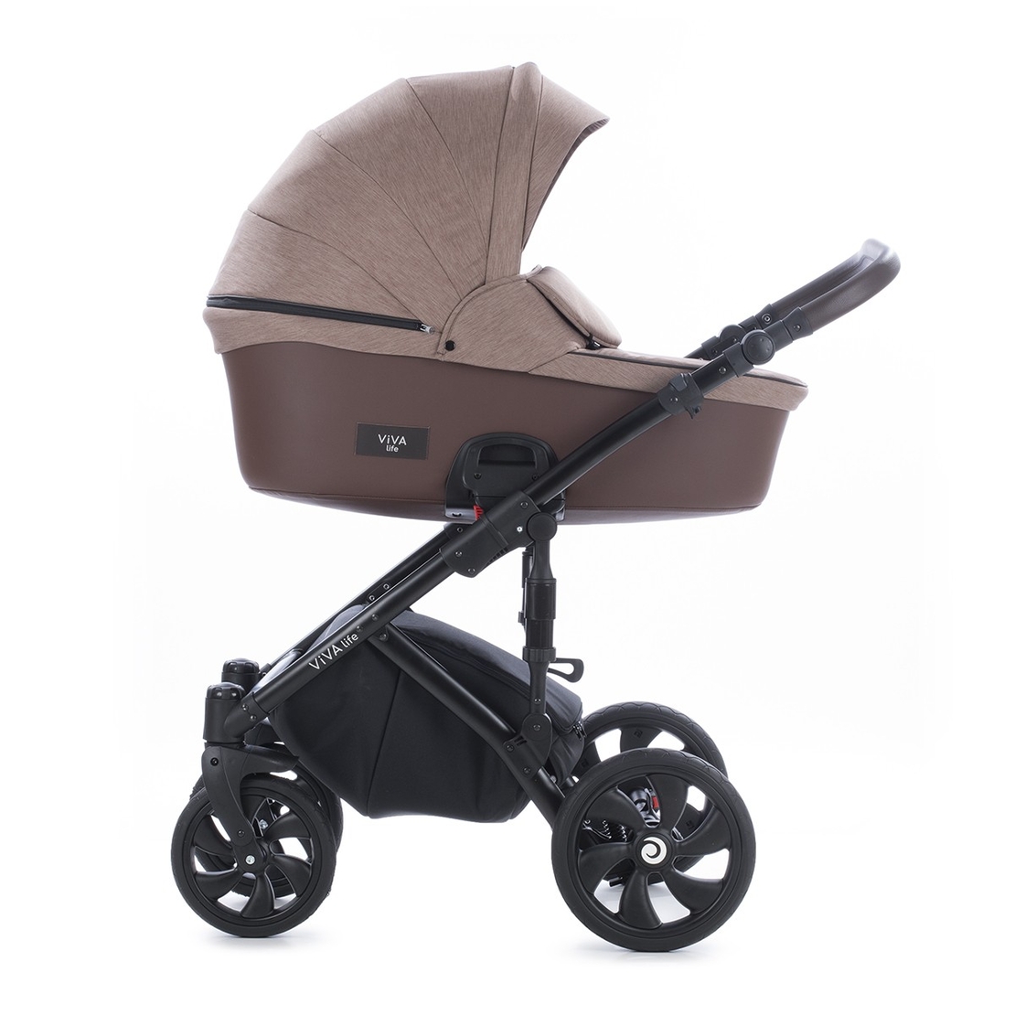 Tutis Viva 4 Deep Taupe 078 Комбинирана Детска Количка 2 в 1