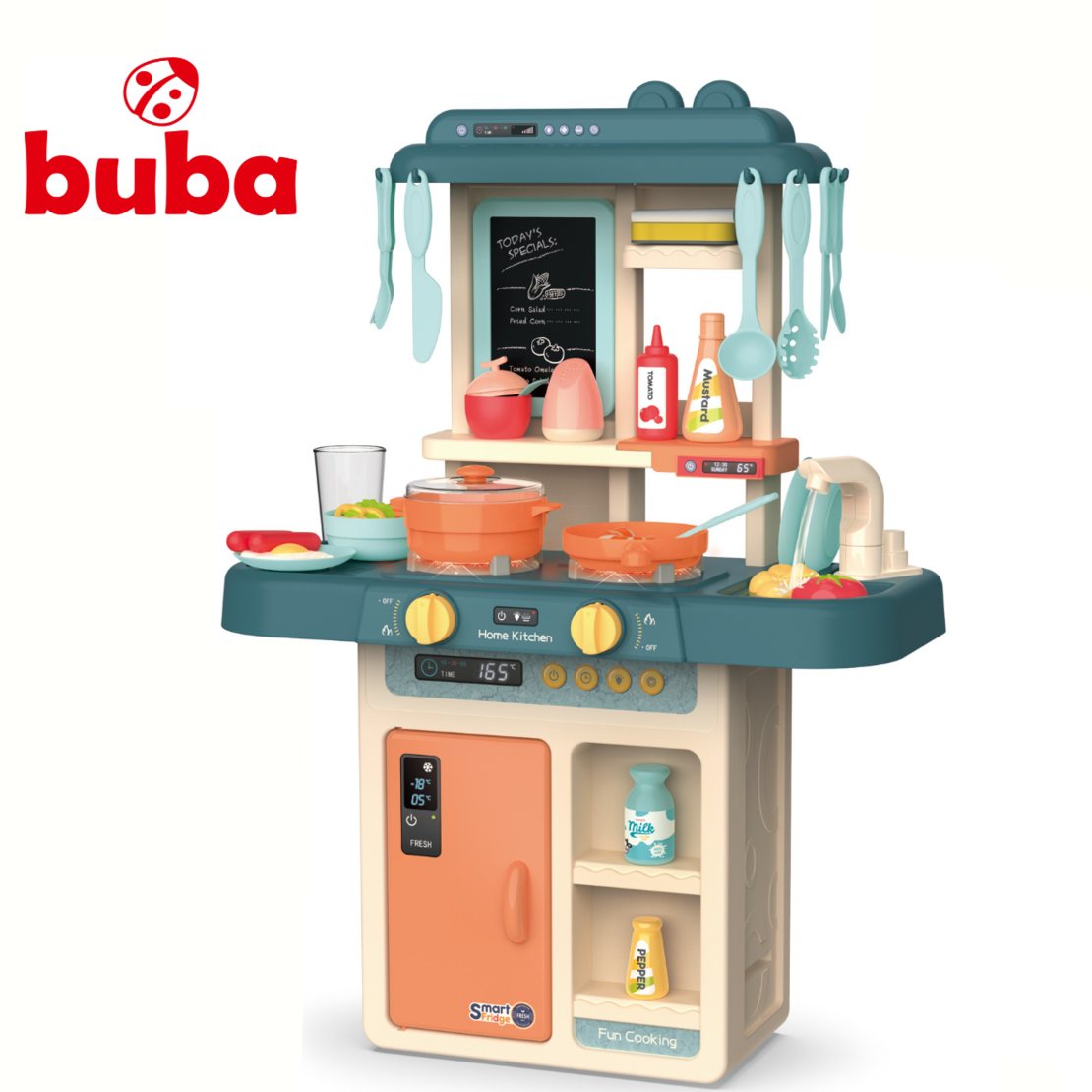  Детска кухня Buba Home Kitchen, 36 части, 889-169, синя 