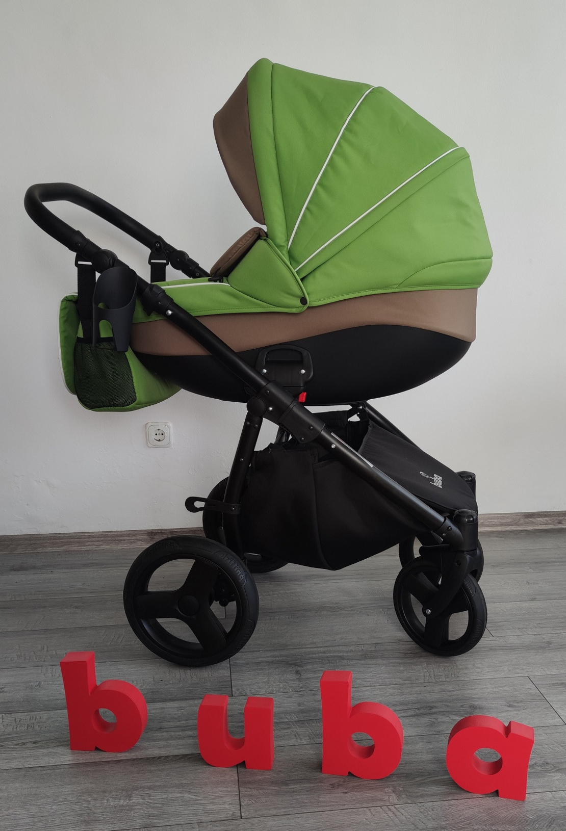  Бебешка количка 3в1 Buba Bella, Green нарушена опаковка 