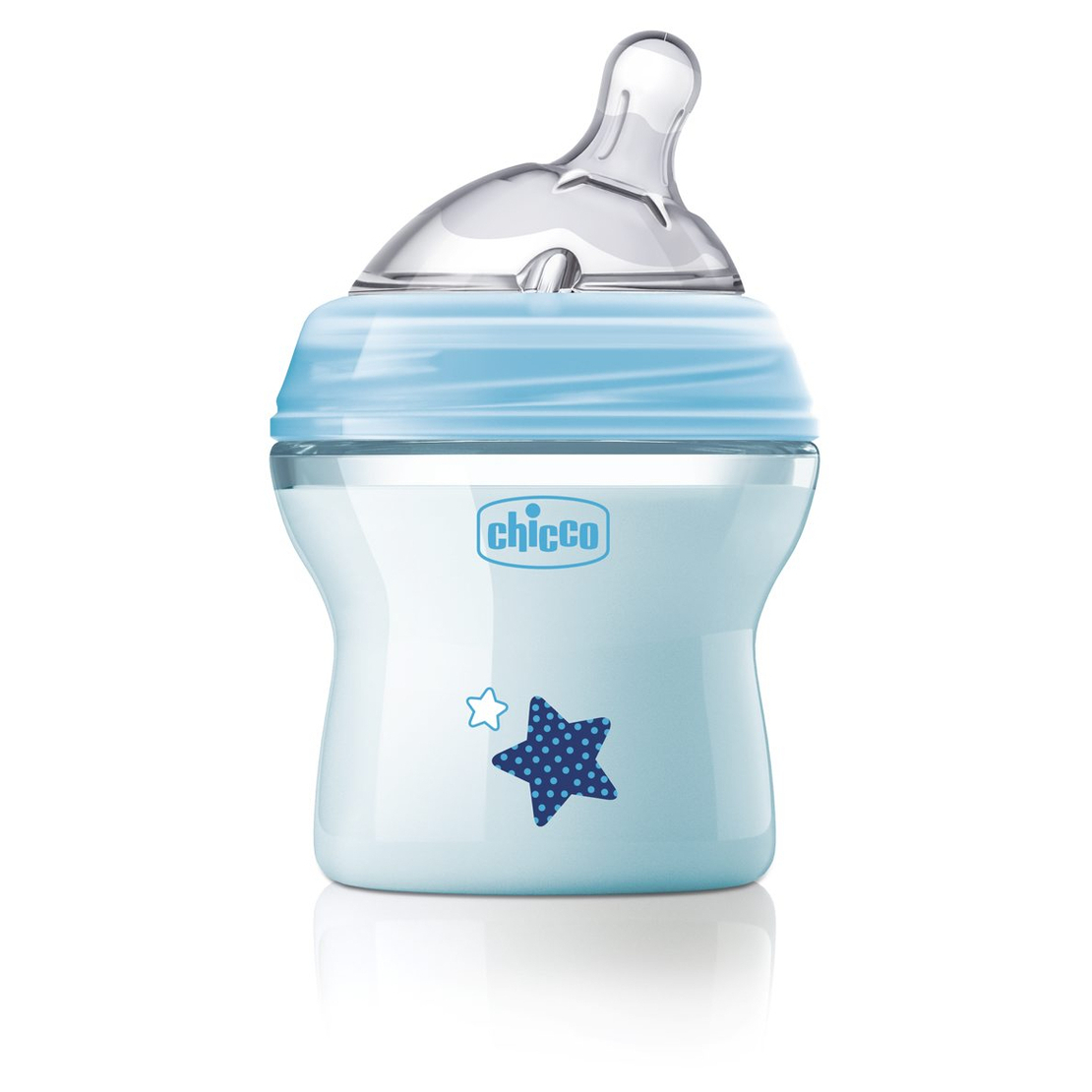 CHICCO Шише Natural Feeling РР 0м+ 150 мл. момче