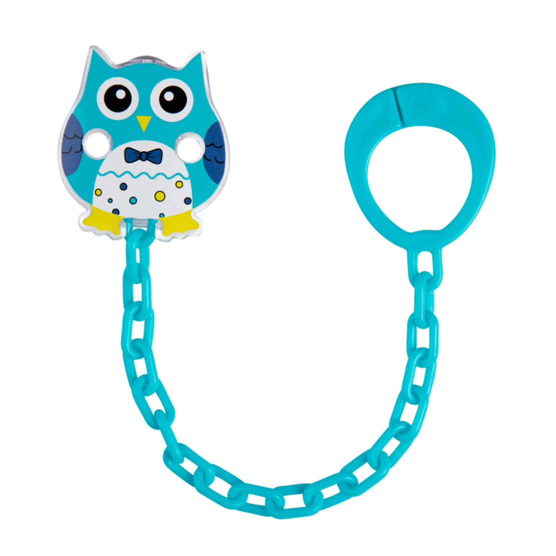 Клипс за залъгалка със синджир,  Owls