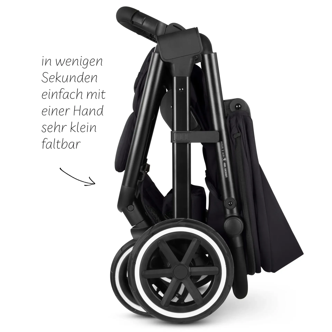 ABC Design Avus 2 Air Coal Air Tires Комбинирана Детска Количка