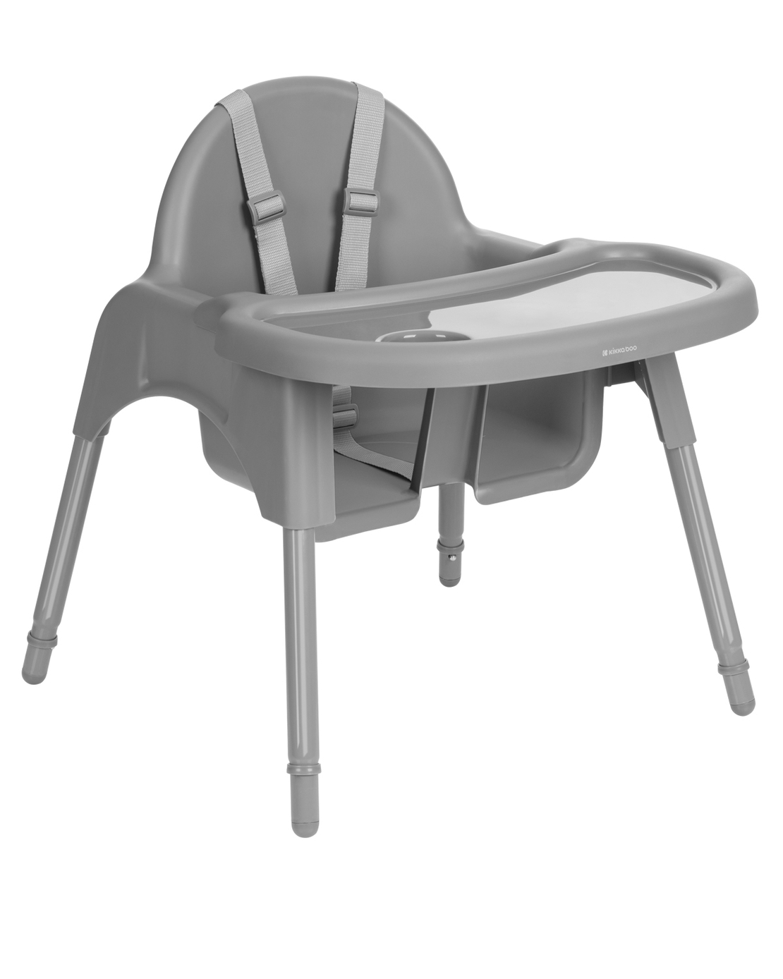 KikkaBoo Стол за Хранене 2в1 Jammy Grey